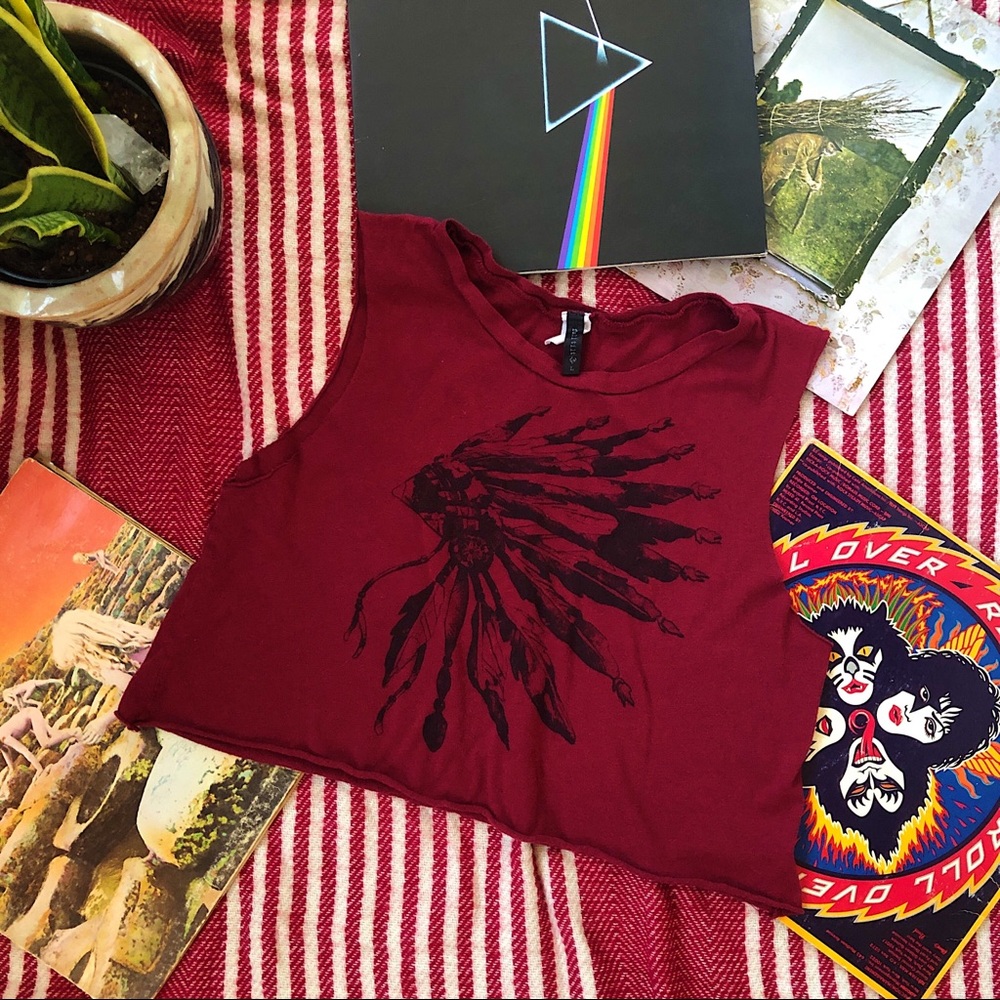 Native American Headdress Muscle Tank